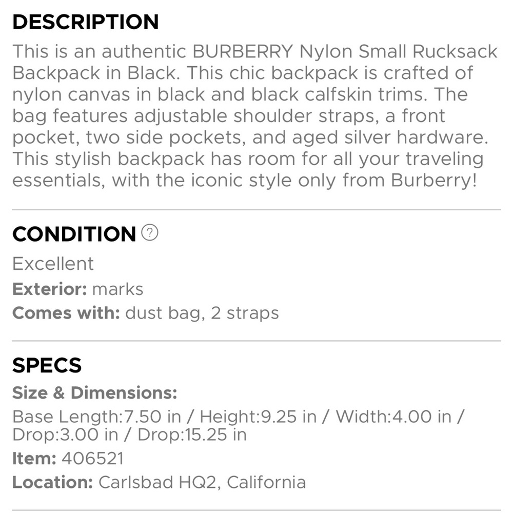 Burberry Mini Backpack. - image 3